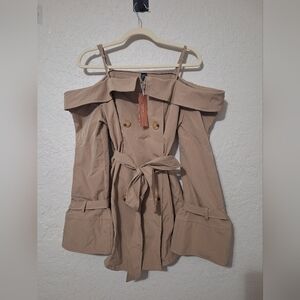 SHEIN Tan Outerwear